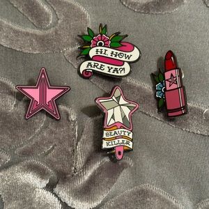 Jeffree Star Cosmetics 1st Edition Enamel Pin Set